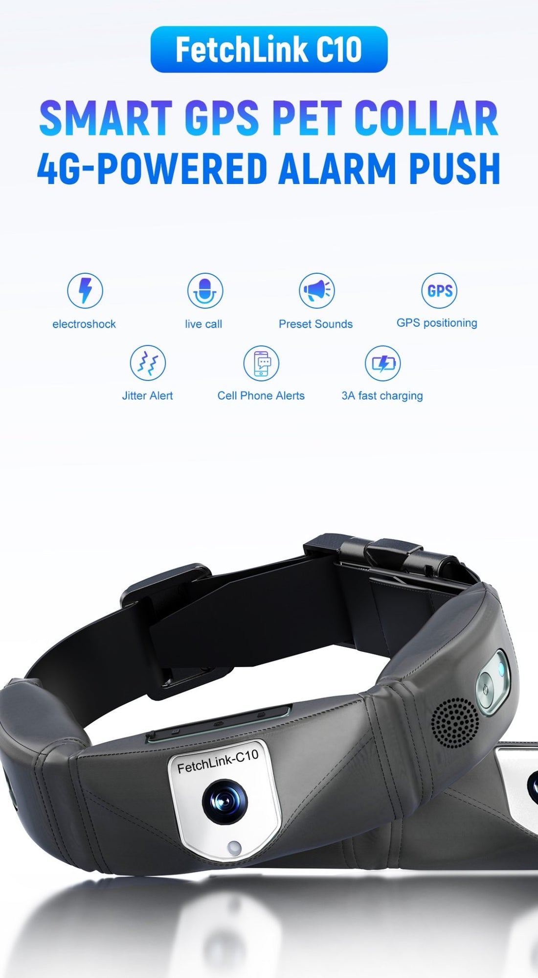 Fetchlink C10 Smart Collar with GPS & Video