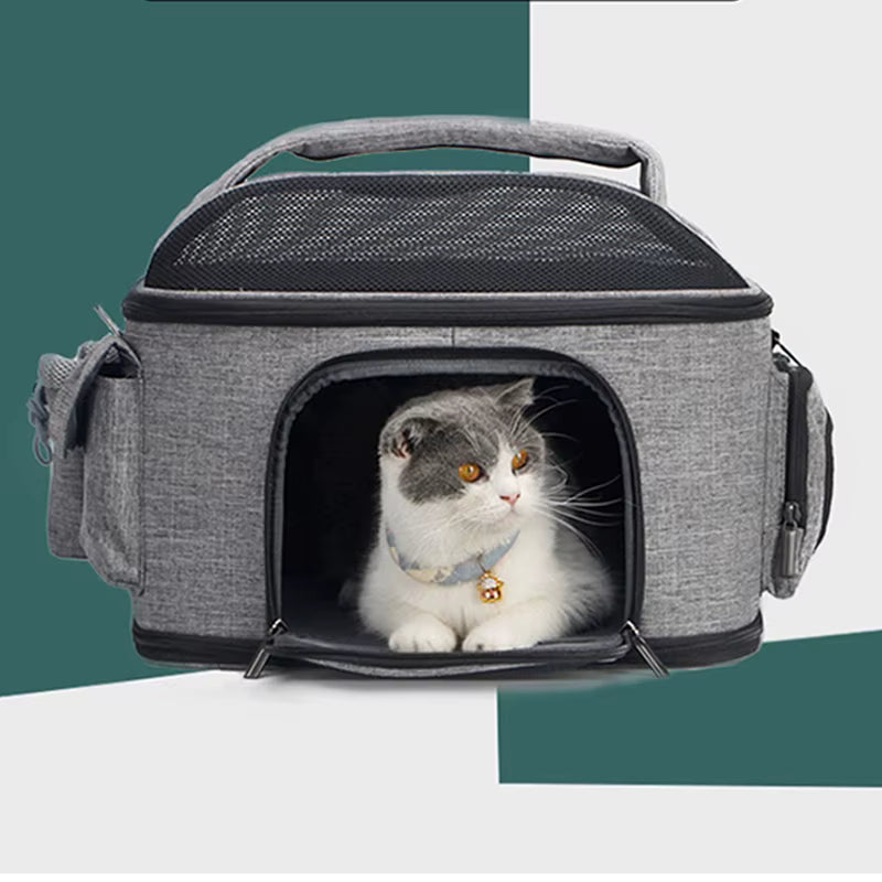 Large-Capacity Cat Travel Carrier Bag
