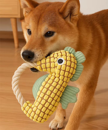 Interactive Bite Resistant Squeaky Dog Plush Toy